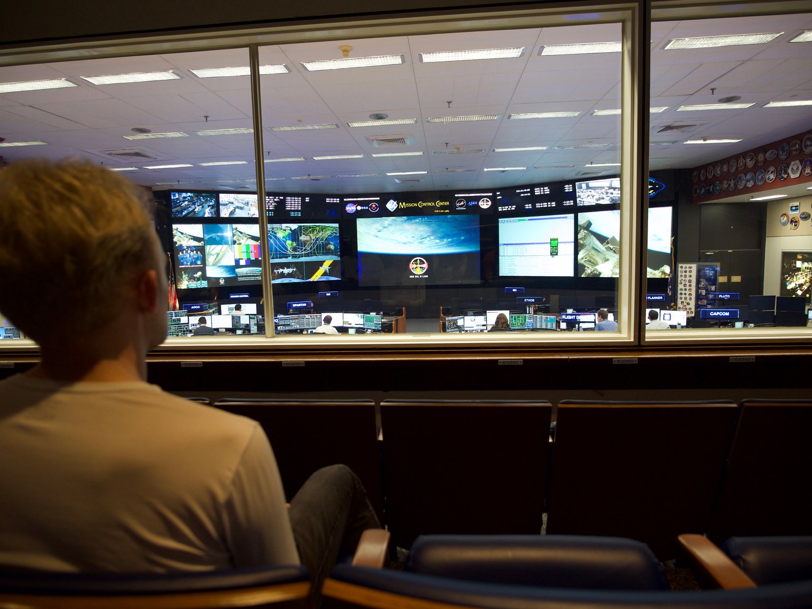 Looking into Mission Control at NASA Johnson Space Center