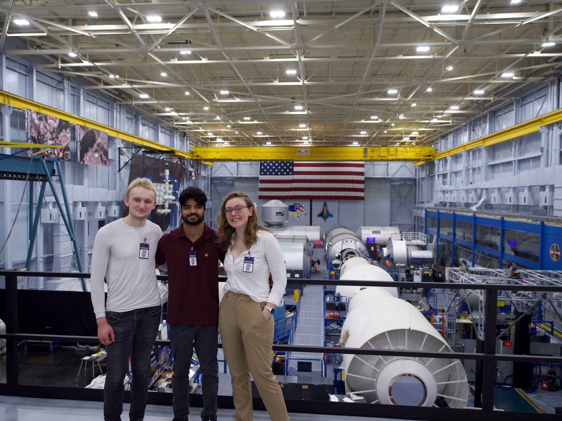 Tensr founders at NASA Johnson Space Center